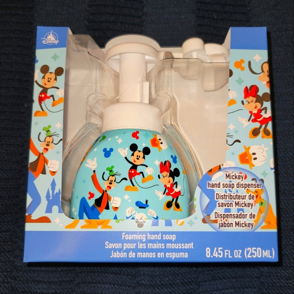NIB Disney Parks Mickey Mouse & Friends Hand Soap Dispenser